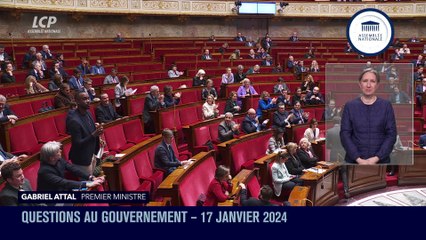 Questions au Gouvernement - Questions au Gouvernement du mercredi 17 janvier 2024