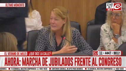Margarita Stolbizer: "El proyecto debe ser corregido para evitar riesgos posteriores"