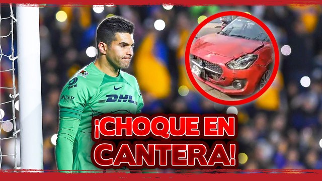Julio González, portero de Pumas, CHOCÓ saliendo de CANTERA