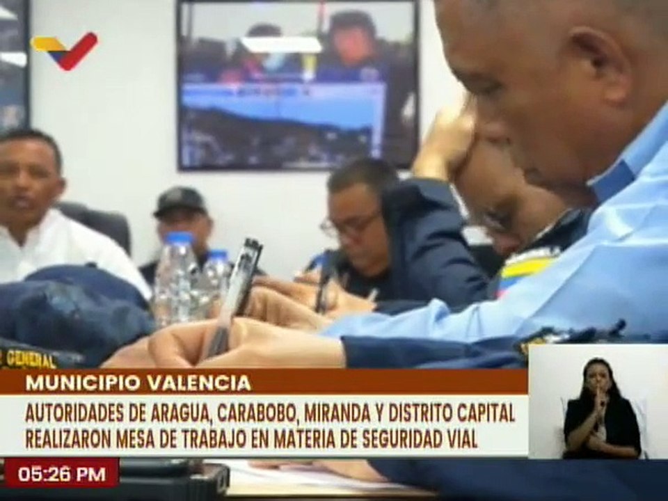 Carabobo | Autoridades se reúnen para realizar planes con el objetivo de la seguridad vial