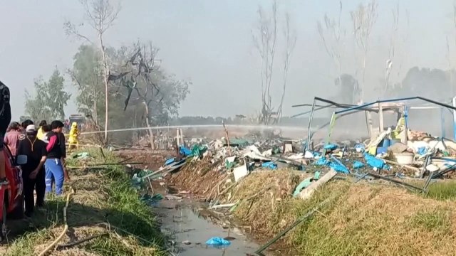 Mais de 20 mortos em explosão em fábrica de fogos na Tailândia