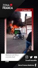 Se incendia casa en Malecón del Río y avenida Alud