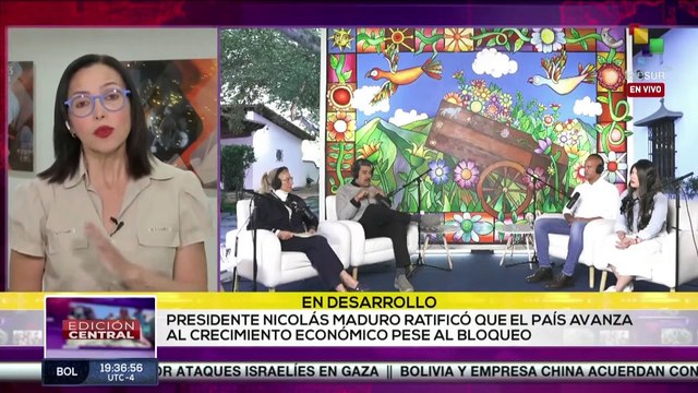 Pdte. de Venezuela, Maduro: “El país avanza hacia el crecimiento económico a pesar del bloqueo”