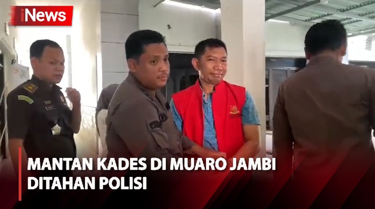 Rugikan Negara Ratusan Juta, Mantan Kades Sari Makmur Jambi Ditahan Polisi