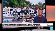 Periodismo en Ecuador, entre el exilio y la amenaza constante del crimen organizado