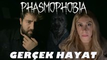  GERÇEK CİNLİ EVE GİRDİK | Phasmophobia Gerçek Hayatta [ RealLife ] Buse Duygu Gitaristv Han Kanal