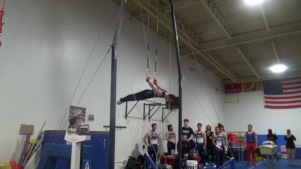 STILL RINGS ROUTINE RED HAWK CLASSIC NAIGC MEET (MEADOWLANDS