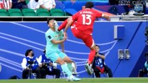 Shocking Challenge: Lebanon Star Khamis Kicks a Chinese Player in the Face at the Asian Cup 2024