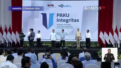 Momen Anies-Prabowo-Ganjar Saling Bercakap-cakap Saat Hadiri Acara KPK