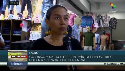 Empresarios peruanos exigen la dimisión del ministro de Economía