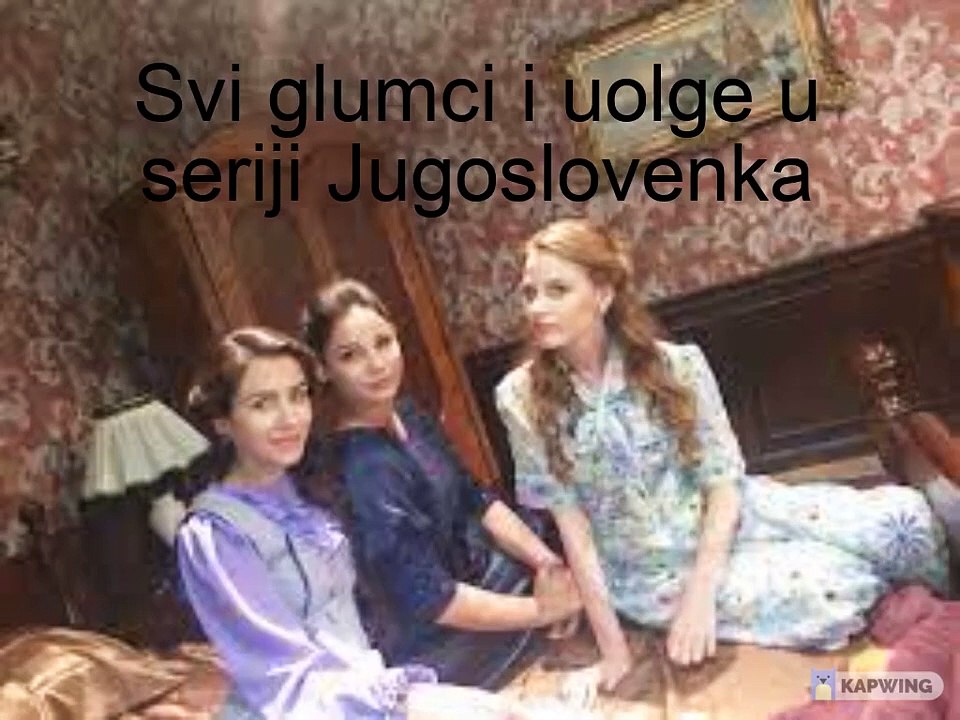 Jugoslovenka (domaca serija 2020) - svi glumci i uloge u seriji