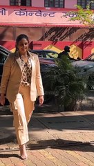 Huma Qureshi's Cookie-Cream Coloured Outfit Is So Exotic