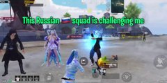 Russian Pro SQUAD Challenged ME PUBG MOBILE BGMI