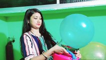Blowing beautiful transparent big bladder balloons /royal khushi e #royalkhushi #royalkhushiivlogs