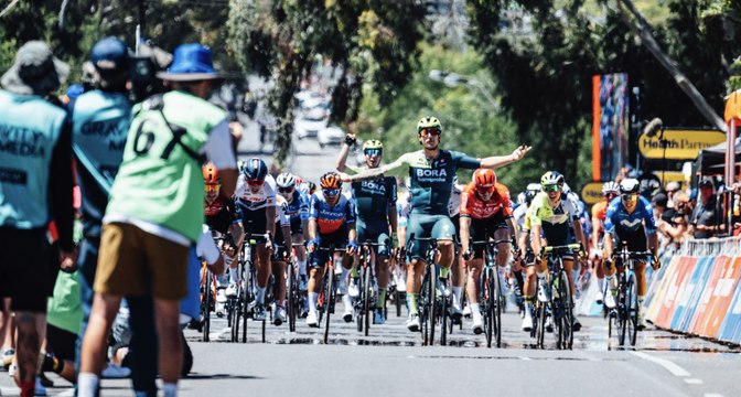 Santos Tour Down Under 2024 - La 3e étape au sprint... et Sam Welsford plus rapide que Elia Viviani et Dan Mc Lay