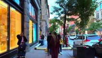 Street Life in Montreal - Walking Tour of St. Catherine - Street Canada City Walk [4K HDR_60fps]
