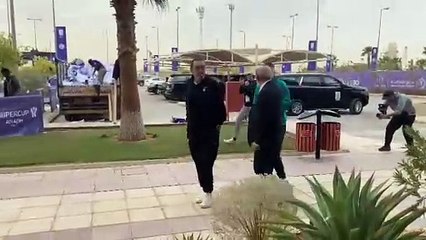 Lazio, l'arrivo di Sarri e Immobile all'Al-Awaal Park Stadium