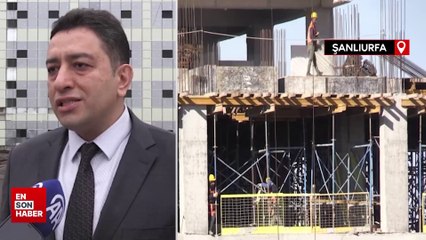 Şanlıurfa Şehir Hastanesi inşaatının yüzde 54'ü tamamlandı