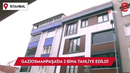 Скачать видео: Gaziosmanpaşa’da inşaat temelinde toprak kaydı, 2 bina tahliye edildi