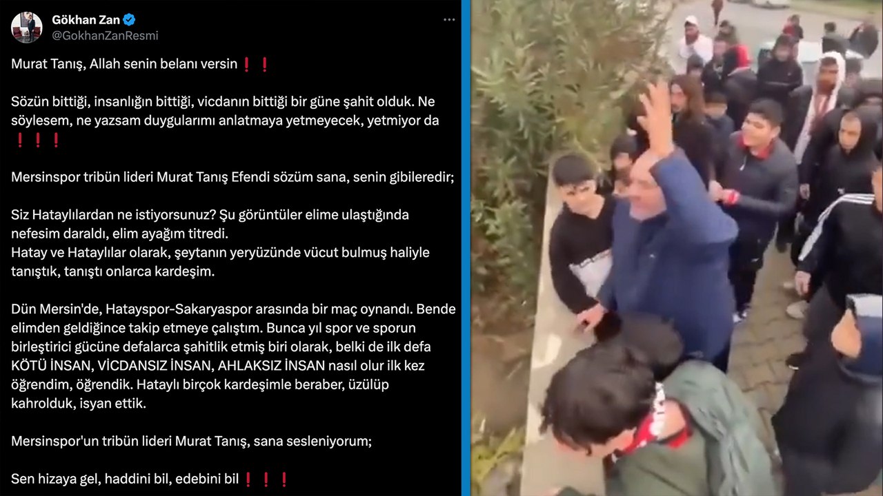 Mersin tribün lideri Murat Tanış Hataylıları hedef aldı: “Allah size depremi bilerek verdi”