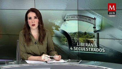 Descargar video: Liberan a cuatro de los nueve hombres secuestrados en Santa Fe Tepetlapa, Guerrero