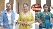 Star-Studded Affair: Madhuri Dixit, Suniel Shetty & Bharti Singh Arrive At Dance Deewane 4 Sets In Style