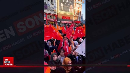 İstanbul Adayı Murat Kurum'a Esenler'de sevgi seli