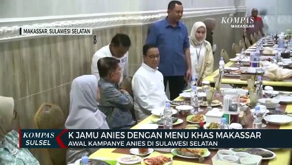 JK Jamu Anies Dengan Menu Khas Makassar