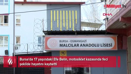 Motosiklet tutkusu sonu oldu! 17 yaşındaki Efe'nin kahreden sonu