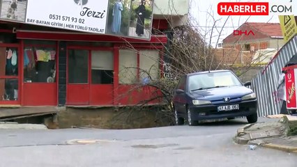 Ümraniye Metro hattındaki çalışmalar sırasında iki bina çöktü