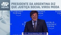 Milei em Davos: “Ocidente está em perigo com socialismo”