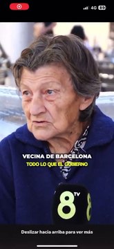 Las duras palabras de esta anciana de Barcelona contra la inmigración
