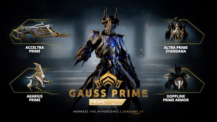 Warframe Official Gauss Prime Access Launch Trailer