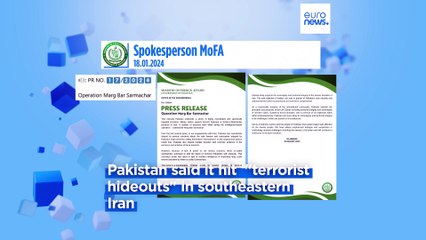 Pakistan launches retaliatory airstrikes against Iran