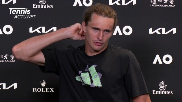 Open d'Australie 2024 - Alexander Zverev : Si je prévois d’assister en personne à mon procès ? Waouh. C'est une question. Je viens de jouer 4h40 min...