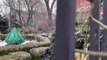 Exploring USA: Ep # (11) | Light Snow Falling Manhattan Winter Walk
