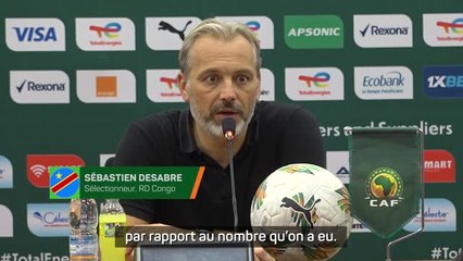 RD Congo - Desabre : "On n'est pas satisfaits du résultat"