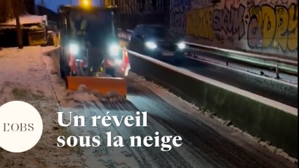 La neige et le verglas recouvrent la moitié nord de la France