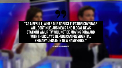 ABC News Cancels Its GOP Primary Debate