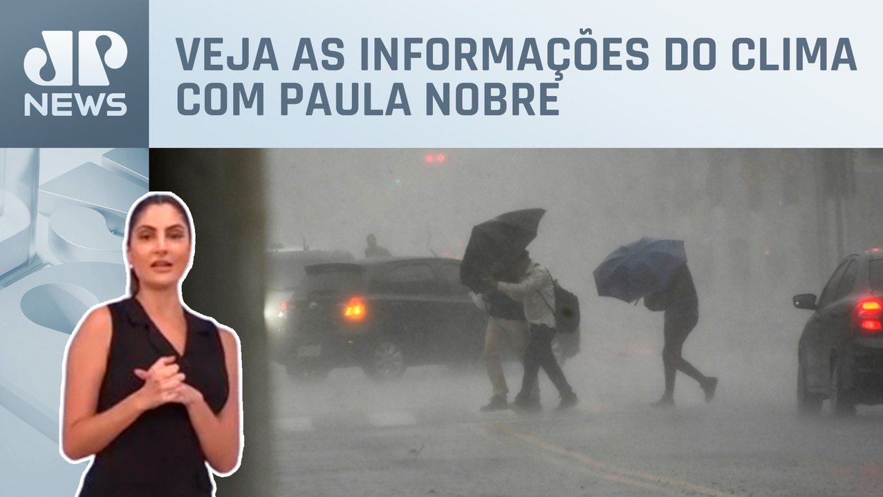 Chuva intensa atinge região Sudeste a partir de...