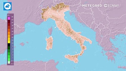 NEVE PREVISTA IN ITALIA