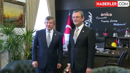 Özgür Özel, Davutoğlu ile görüştü