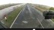 Lorry driver rushes to the aid of driver in freezing ditch