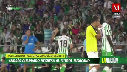 Salida de Andrés Guardado será una pérdida importante: Manuel Pellegrini
