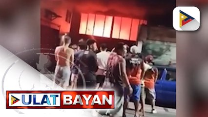Bodega ng spareparts ng motorsiklo sa Caloocan, nasunog