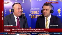 AK Parti Antalya Milletvekili Mevlüt Çavuşoğlu gündemi değerlendirdi