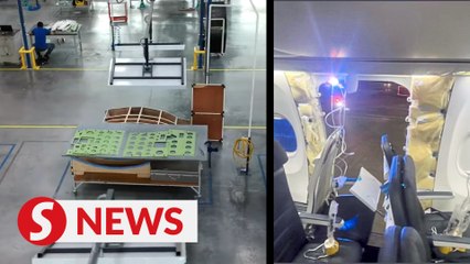 Door part that blew off Boeing plane was made in Malaysia, says US federal agency chief