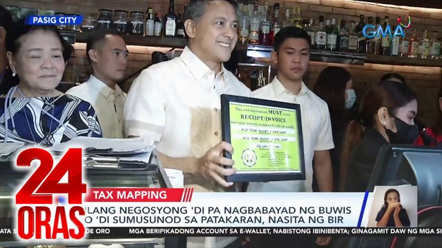 Ilang negosyong 'di pa nagbabayad ng buwis o 'di sumusunod sa patakaran, nasita ng BIR | 24 Oras