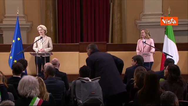 Alluvione Emilia, von der Leyen a Forl?: Tin B?ta, l'Europa rimane con voi