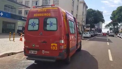 Trabalhador é prensado contra a parede no Centro